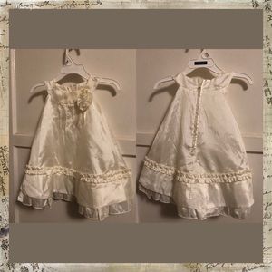 Sweet Kids - Beige Off White Dress